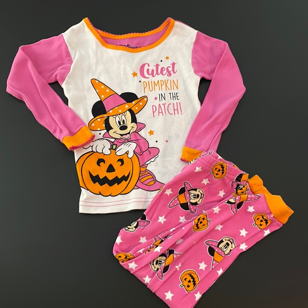 Disney Minnie Mouse Pajama set - Halloween, Size 4T